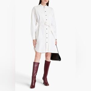 VICTORIA BECKHAM
Cotton-canvas shirt dress